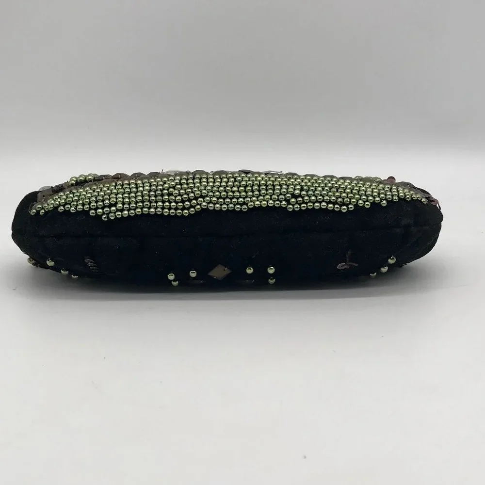 Chico's Vintage Beaded Suede Clutch_5
